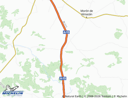 MICHELIN Adradas map - ViaMichelin