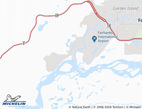 Kaart MICHELIN Chena Ridge - ViaMichelin