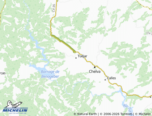 Mappa MICHELIN Tuéjar - ViaMichelin