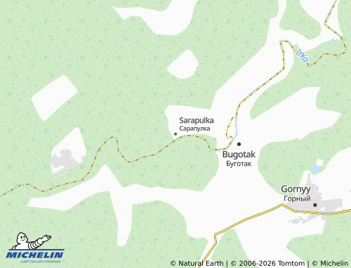 MICHELIN-Landkarte Sarapulka - ViaMichelin