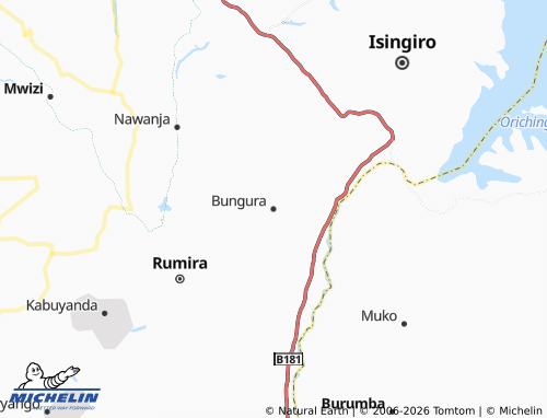 Carte MICHELIN Bungura - ViaMichelin