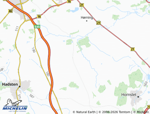 Carte MICHELIN Voldum - ViaMichelin