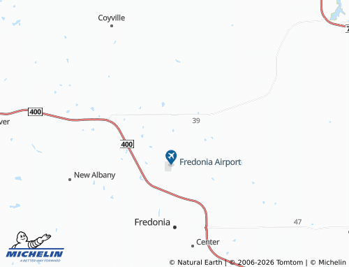 Kaart MICHELIN Prairie - ViaMichelin