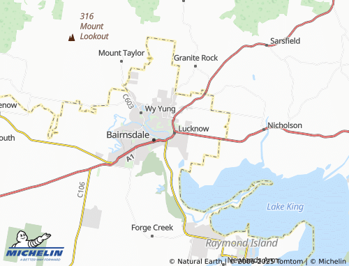 MICHELIN Lucknow map - ViaMichelin