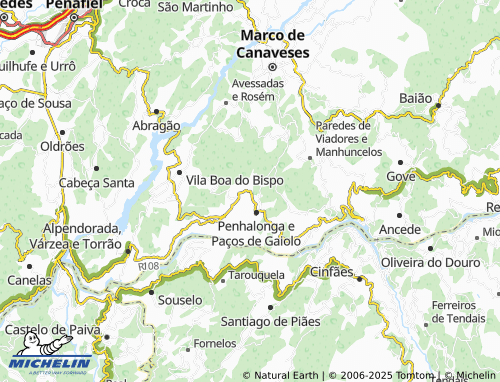 MICHELIN Fonte da Estrada map - ViaMichelin