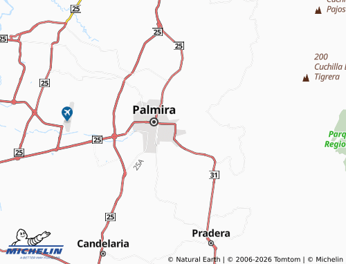 MICHELIN Urbanización Palmeras de Marsella map - ViaMichelin