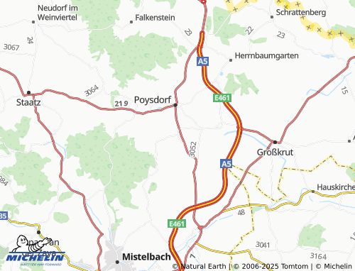 MICHELIN-Landkarte Wetzelsdorf - ViaMichelin
