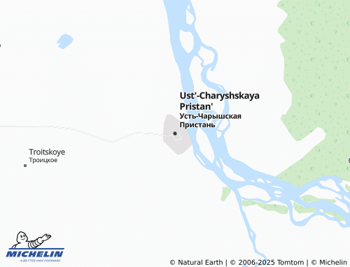 MICHELIN-Landkarte Ust'-Charyshskaya Pristan' - ViaMichelin