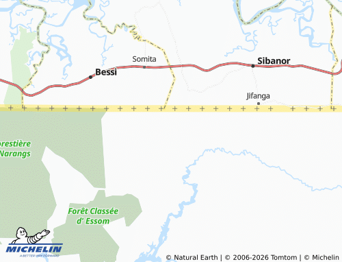 Mappa MICHELIN Bounièye - ViaMichelin