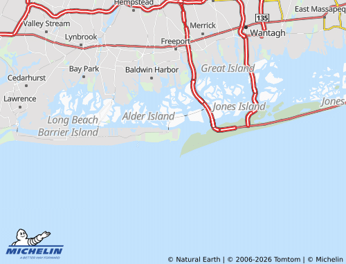 Mapa MICHELIN Point Lookout - ViaMichelin