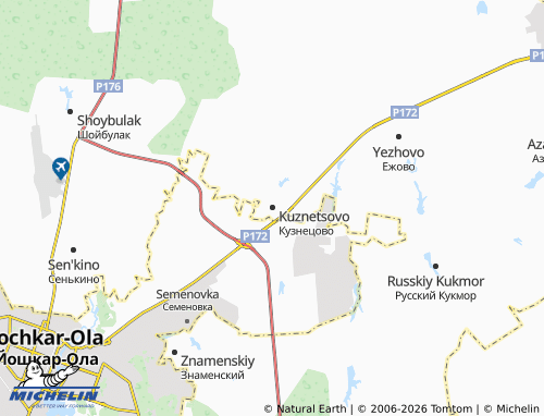 MICHELIN-Landkarte Kuznetsovo - ViaMichelin