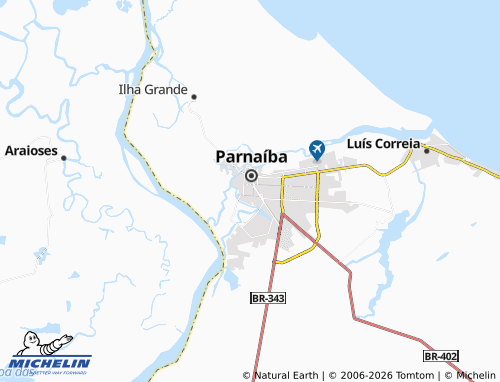 Mapa MICHELIN Nova Parnaíba - ViaMichelin