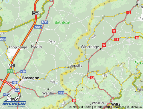 MICHELIN Moinet map - ViaMichelin