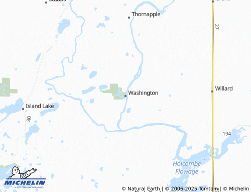 MICHELIN-Landkarte Washington - ViaMichelin