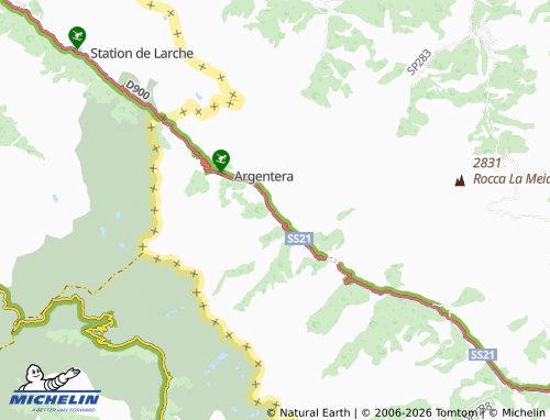 Mapa MICHELIN Bersezio - ViaMichelin