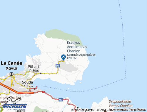 Carte MICHELIN Chordaki - ViaMichelin