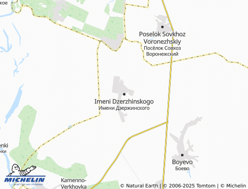 MICHELIN Imeni Dzerzhinskogo map - ViaMichelin