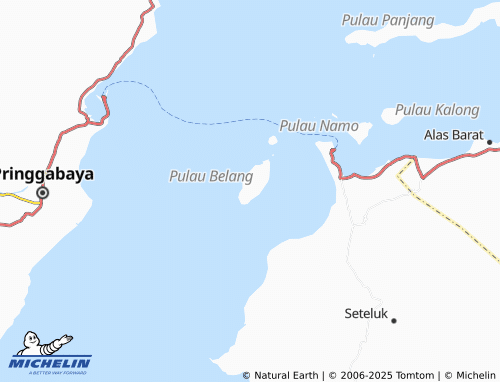 MICHELIN Poto Tano map - ViaMichelin