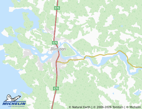 Carte MICHELIN Illinsaari - ViaMichelin