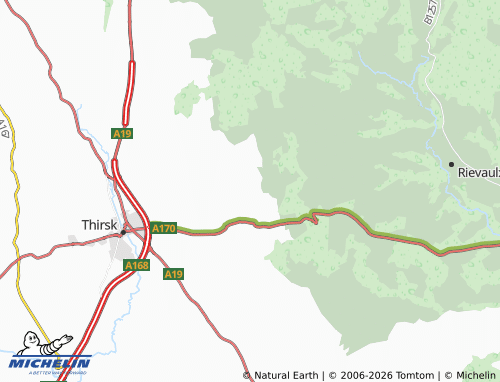 Carte MICHELIN Thirlby - ViaMichelin