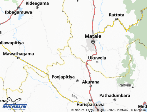 Mappa MICHELIN Ankumbura North - ViaMichelin