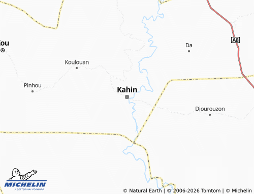 MICHELIN-Landkarte Kahin - ViaMichelin