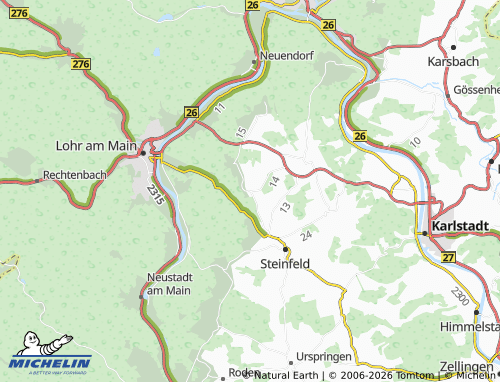MICHELIN Erlenbach am Main map - ViaMichelin
