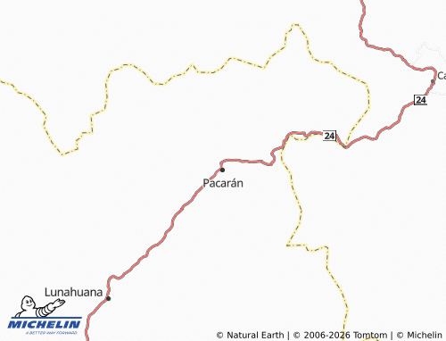 MICHELIN Pacarán map - ViaMichelin