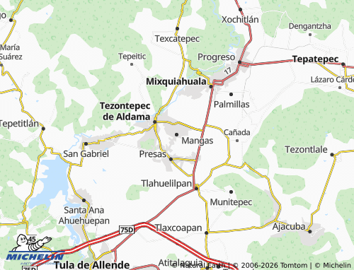 Mappa MICHELIN Mangas - ViaMichelin