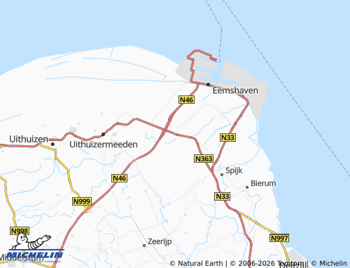Mapa MICHELIN Oosteinde - ViaMichelin