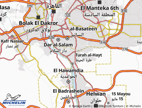 Mapa MICHELIN Manshiyyat al-Misri - ViaMichelin