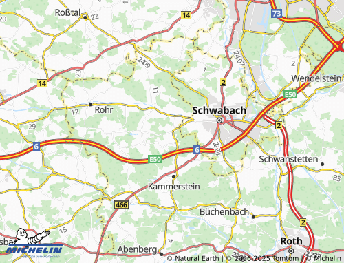 Mapa MICHELIN Oberreichenbach - ViaMichelin