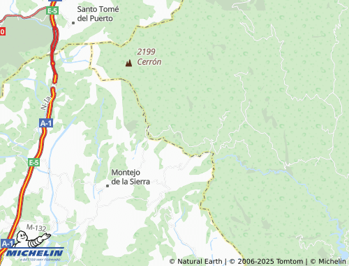 MICHELIN El Cardoso de la Sierra map - ViaMichelin