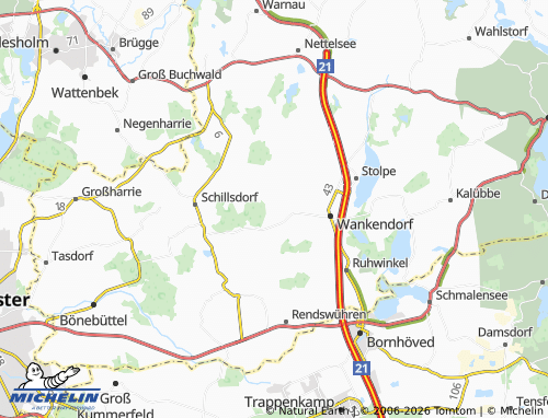 MICHELIN Kuhlrade map - ViaMichelin