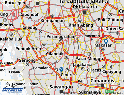 Mapa MICHELIN Bintaro - ViaMichelin