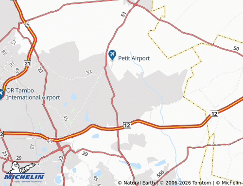 MICHELIN-Landkarte Putfontein - ViaMichelin
