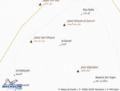 MICHELIN-Landkarte al-Darah - ViaMichelin
