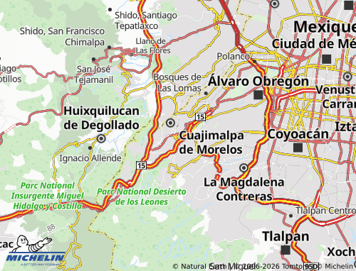 Mapa MICHELIN Vasco de Quiroga - ViaMichelin