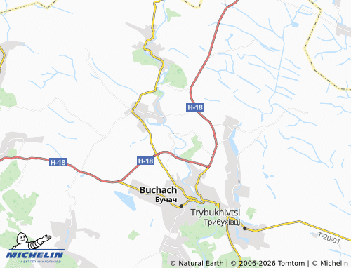 Mappa MICHELIN Zaryvyntsi - ViaMichelin