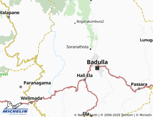 MICHELIN Jangulla map - ViaMichelin