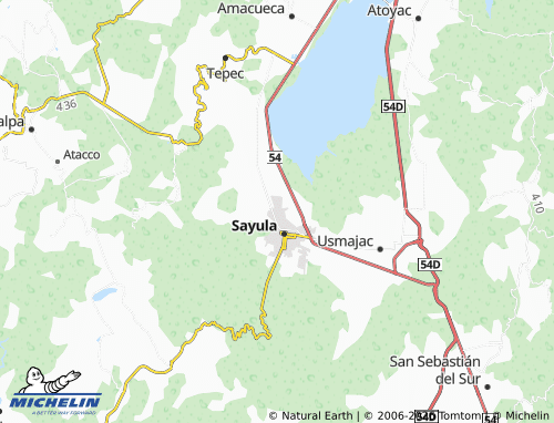 MICHELIN La Parota map - ViaMichelin