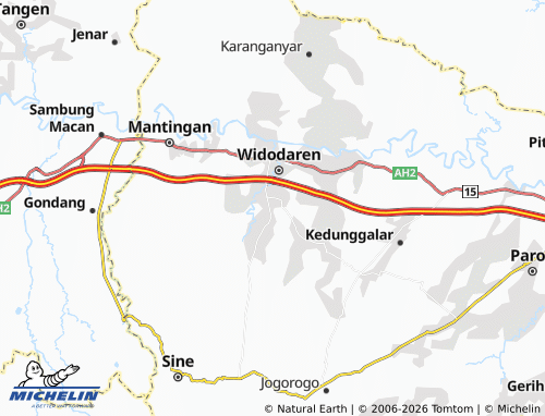 Mapa MICHELIN Walikukun - ViaMichelin