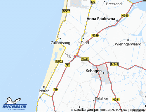 MICHELIN De Stolpen map - ViaMichelin