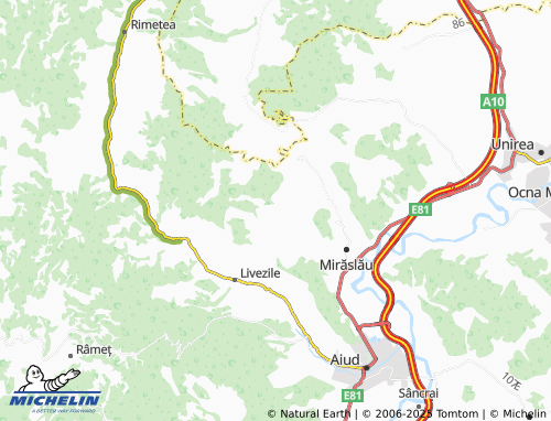 MICHELIN Lopadea Veche map - ViaMichelin