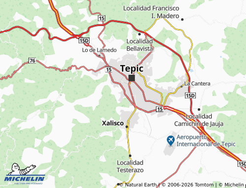 MICHELIN Cuauhtémoc map - ViaMichelin