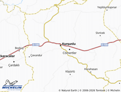 MICHELIN Çal map - ViaMichelin