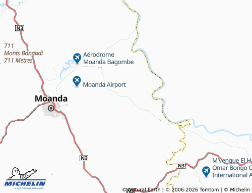 MICHELIN Manogo map - ViaMichelin