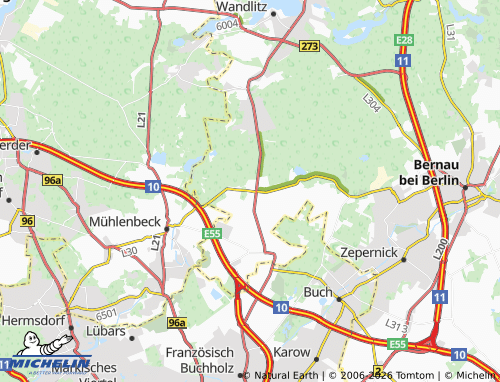 MICHELIN Schönwalde map - ViaMichelin