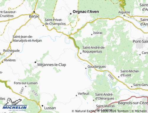 MICHELIN Frigoulet map - ViaMichelin