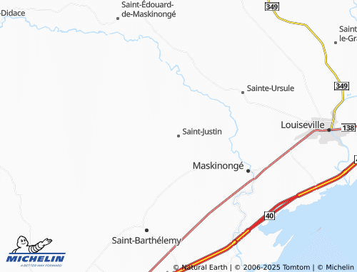 MICHELIN Saint-Justin map - ViaMichelin